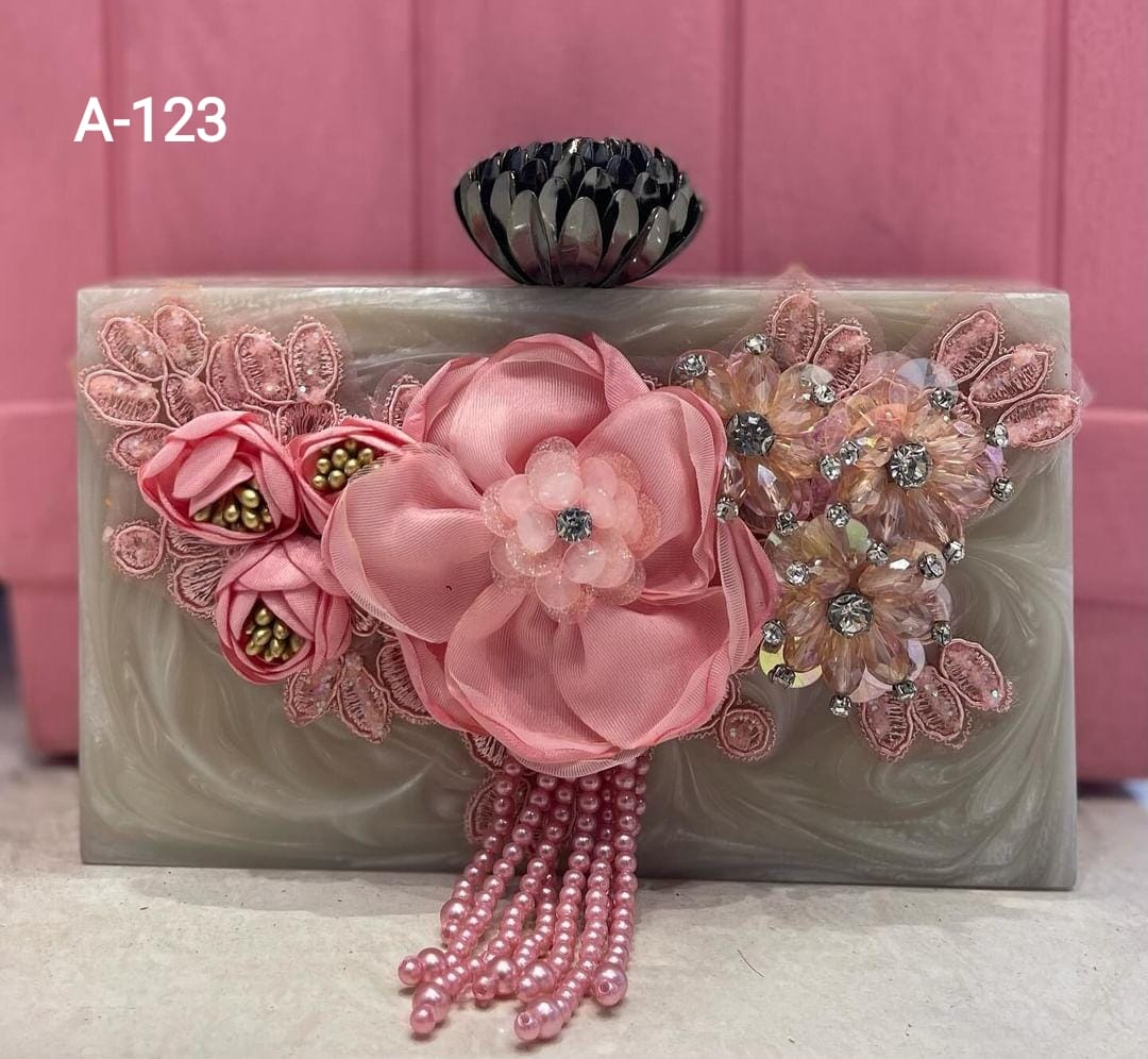Bombay Style Function Wear Marbal Clutches Wholesale Price In Mumbai
